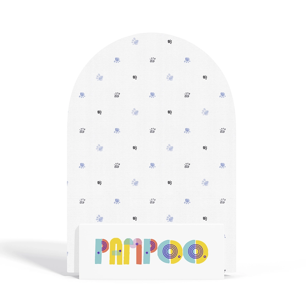 کاغذ دیواری کودک طرح ردپای سگ | آبی کد 12114 12 کاغذ دیواری کودک طرح ردپای سگ | آبی کد 12114 استند