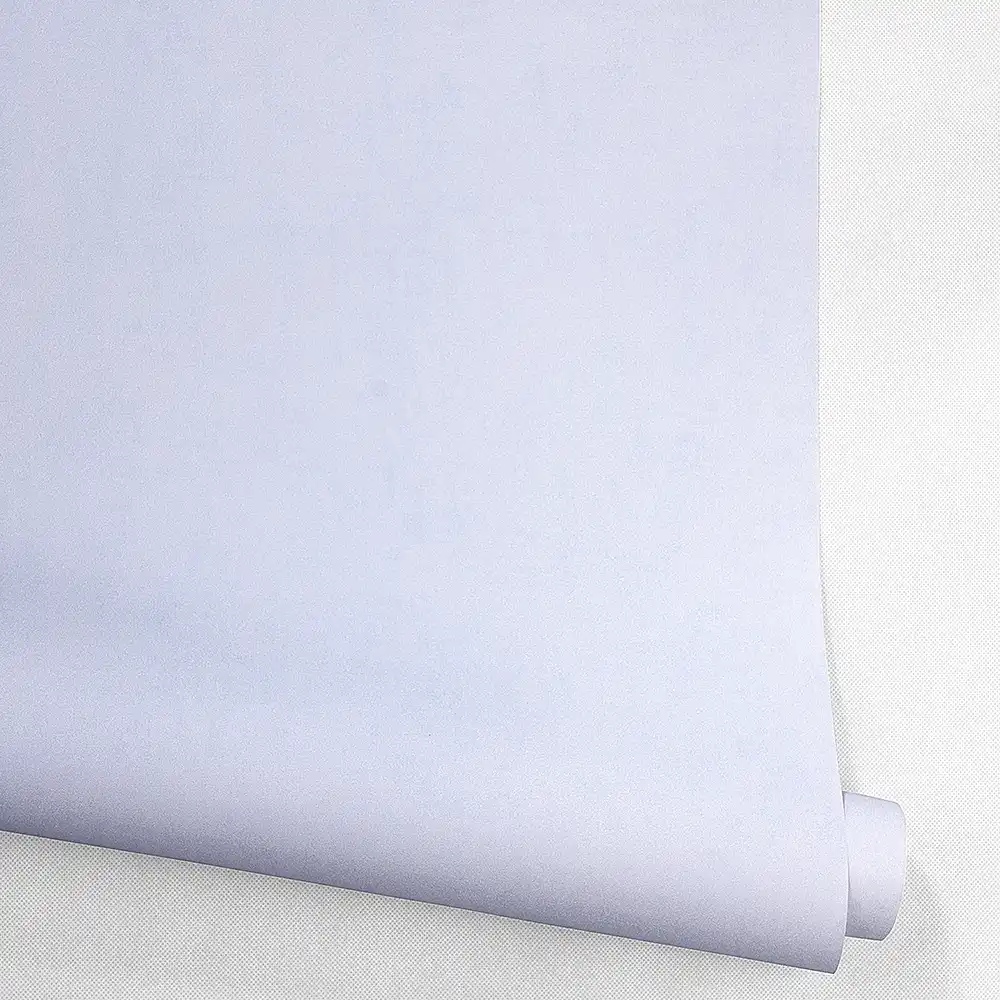 کاغذ دیواری کودک طرح ساده | آبی کد 12115 9 کاغذ دیواری کودک طرح ساده | آبی کد 12115 رول باز شده ایستاده