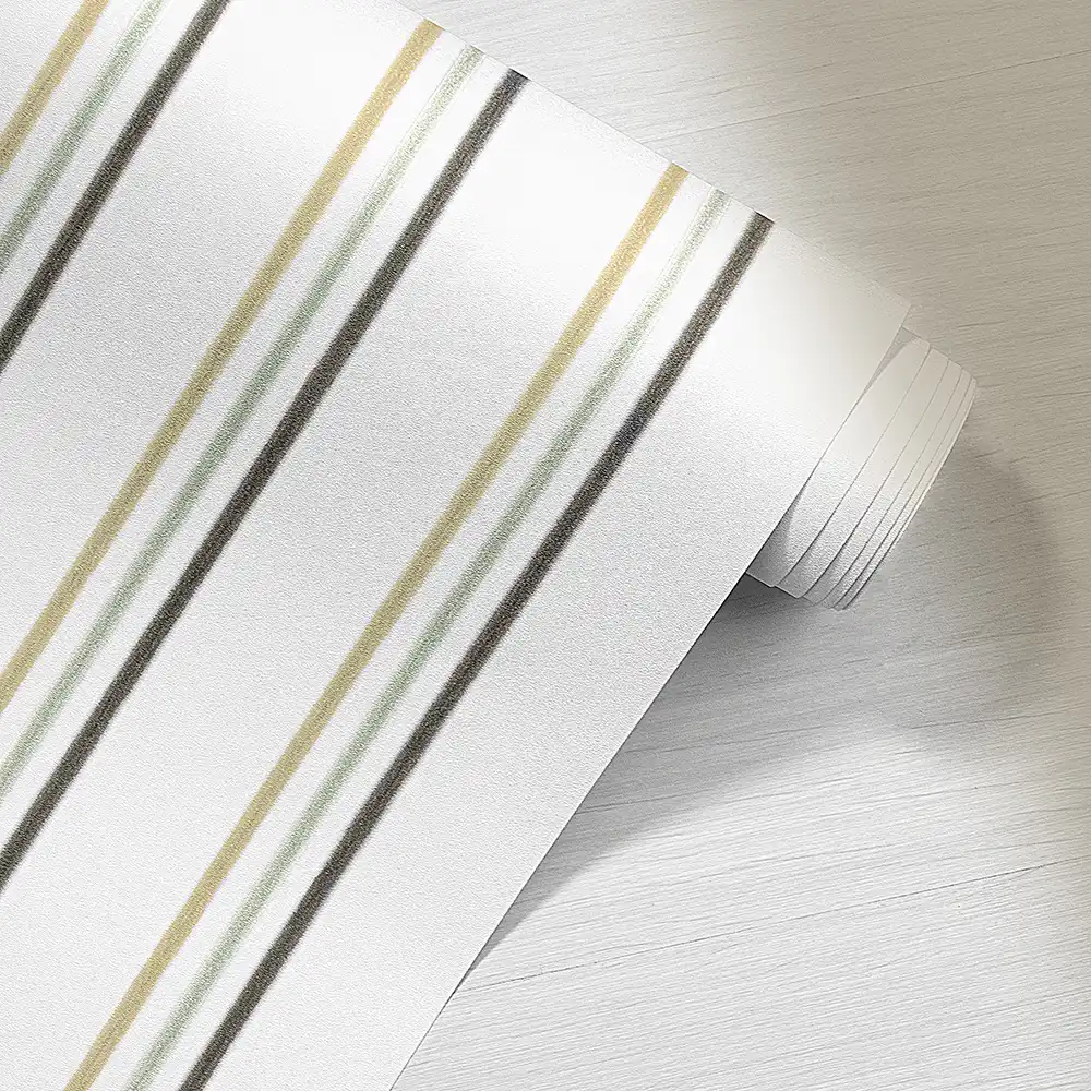 کاغذ دیواری کودک طرح راهراه | سبز کد 12120 10 کاغذ دیواری کودک طرح راهراه | سبز کد 12120 طرح