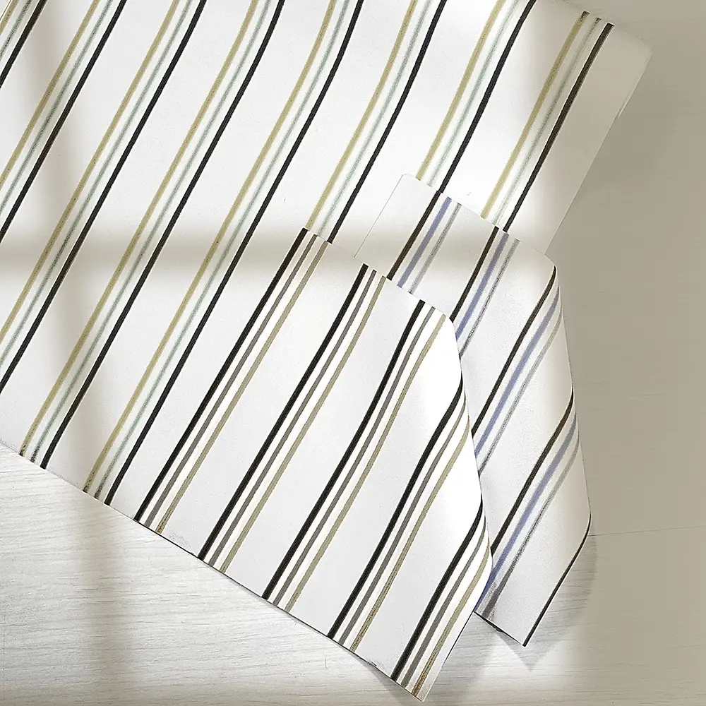 کاغذ دیواری کودک طرح راهراه | سبز کد 12120 6 کاغذ دیواری کودک طرح راهراه | سبز کد 12120 طرح