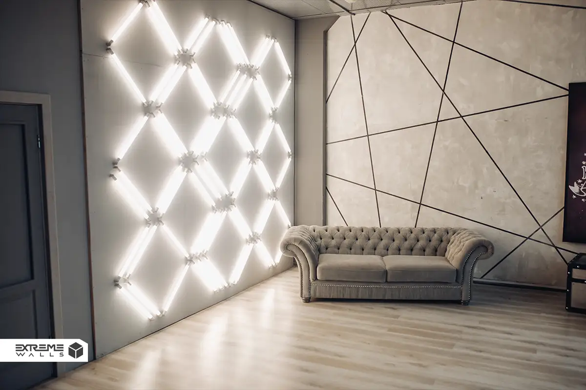 جذابترین ایدههای دکوراسیون نقرهای مشکی در منزل بدون تاریکی 2 نورپردازی در طراحی داخلی