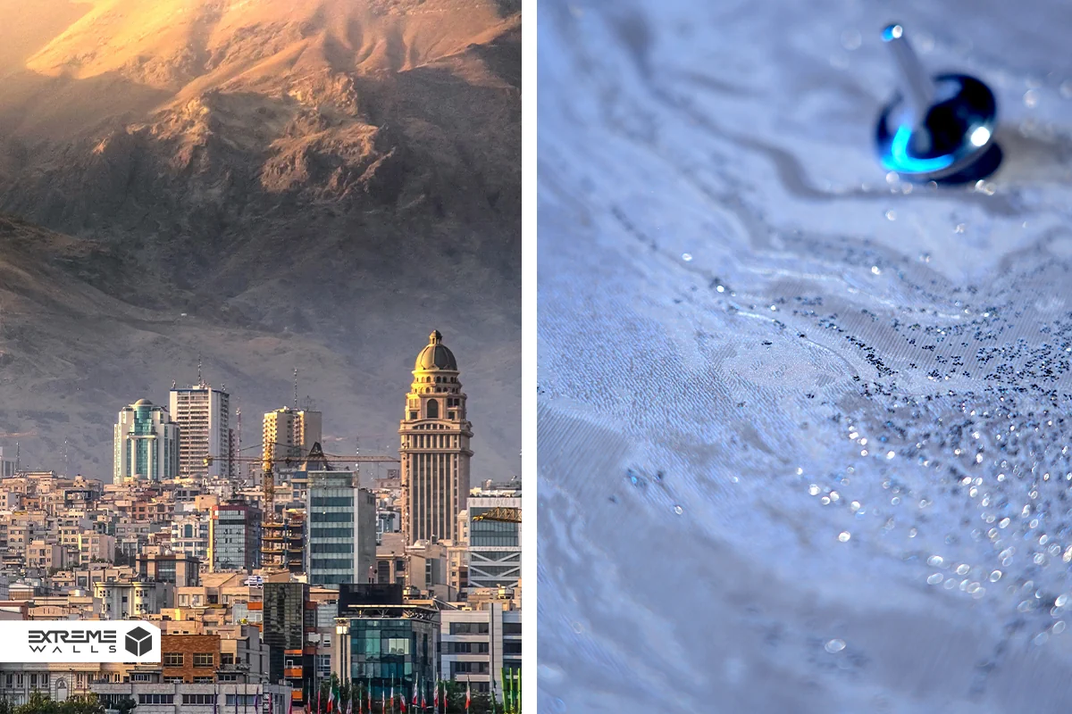 بورس کاغذ دیواری در خیابان قزوین تهران 