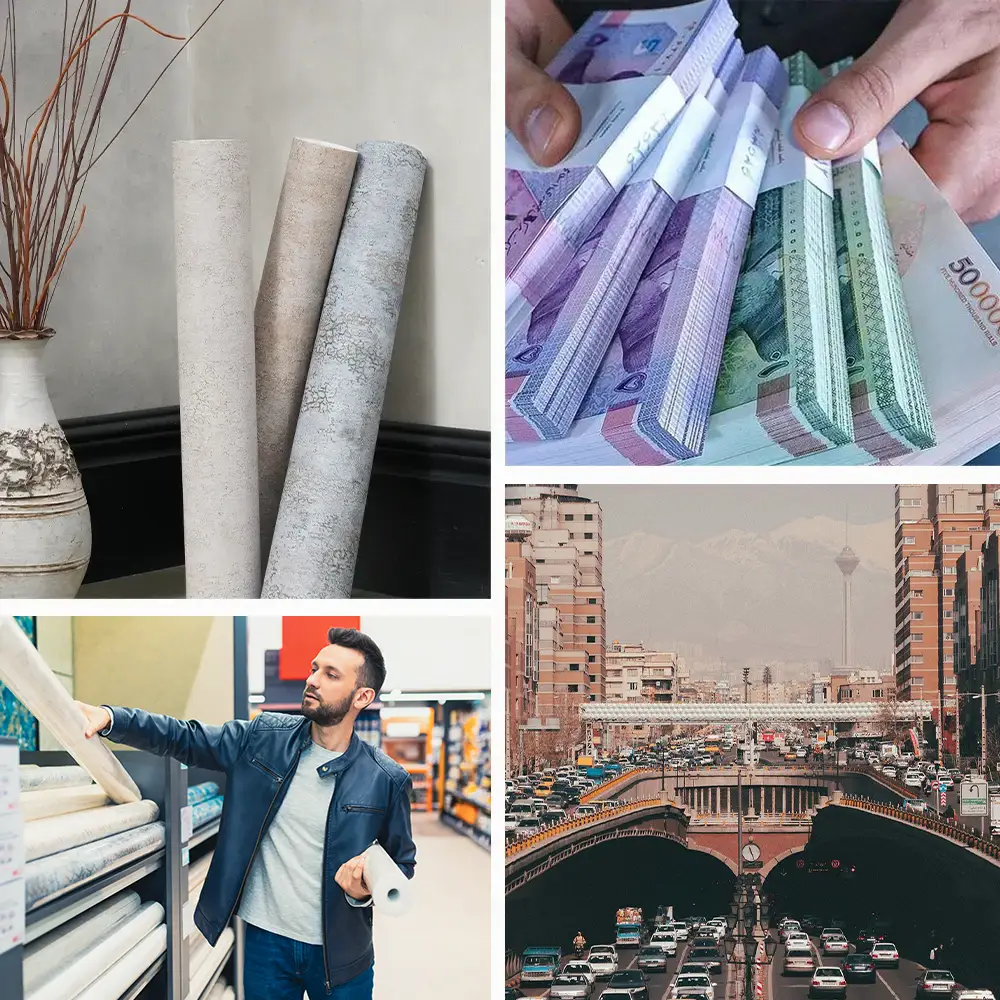 لیست قیمت کاغذ دیواری عکس شاخص