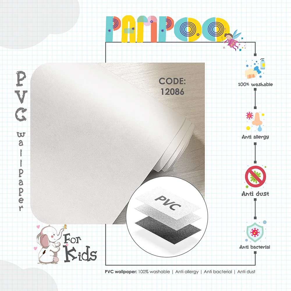 کاغذ دیواری کودک طرح ساده | سفید کد 12086 12 کاغذ دیواری کودک طرح ساده | سفید کد 12086 پوستر