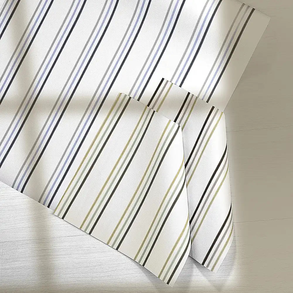 کاغذ دیواری کودک طرح راهراه | آبی کد 12116 10 کاغذ دیواری کودک طرح راهراه | آبی کد 12116 رنگ های دیگر