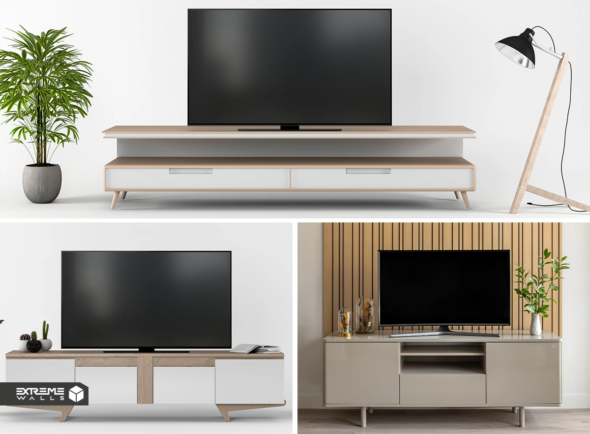 تفاوت تیوی وال و تیوی ست چیست؟ کدام بیشتر به خانه ما میآید؟ 5 تیوی ست ساده و مدرن